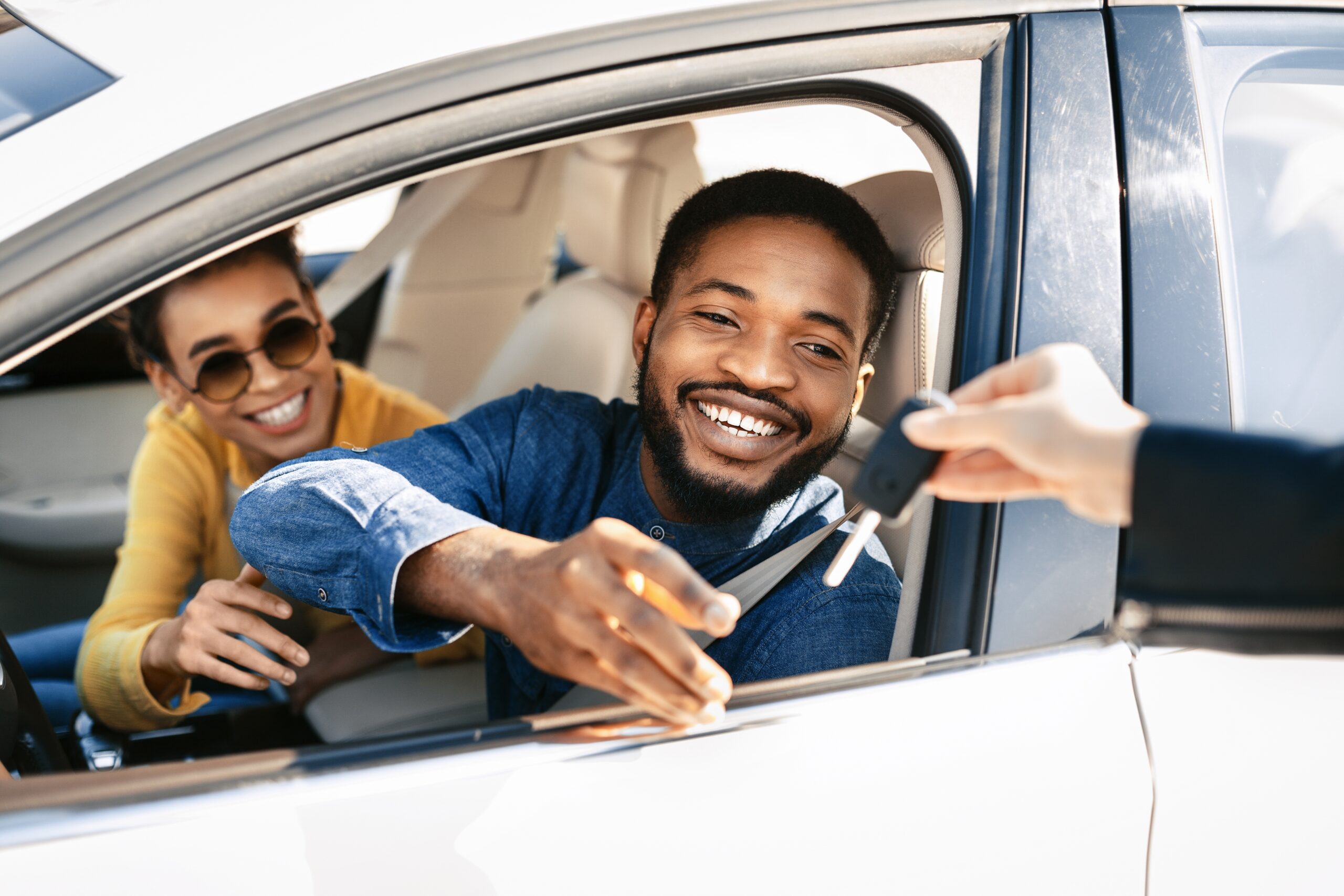 This,Image,Depicts,A,Happy,Couple,Receiving,The,Keys,To